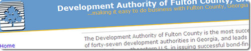 Development Authority of Fulton County Development Authority of Fulton County